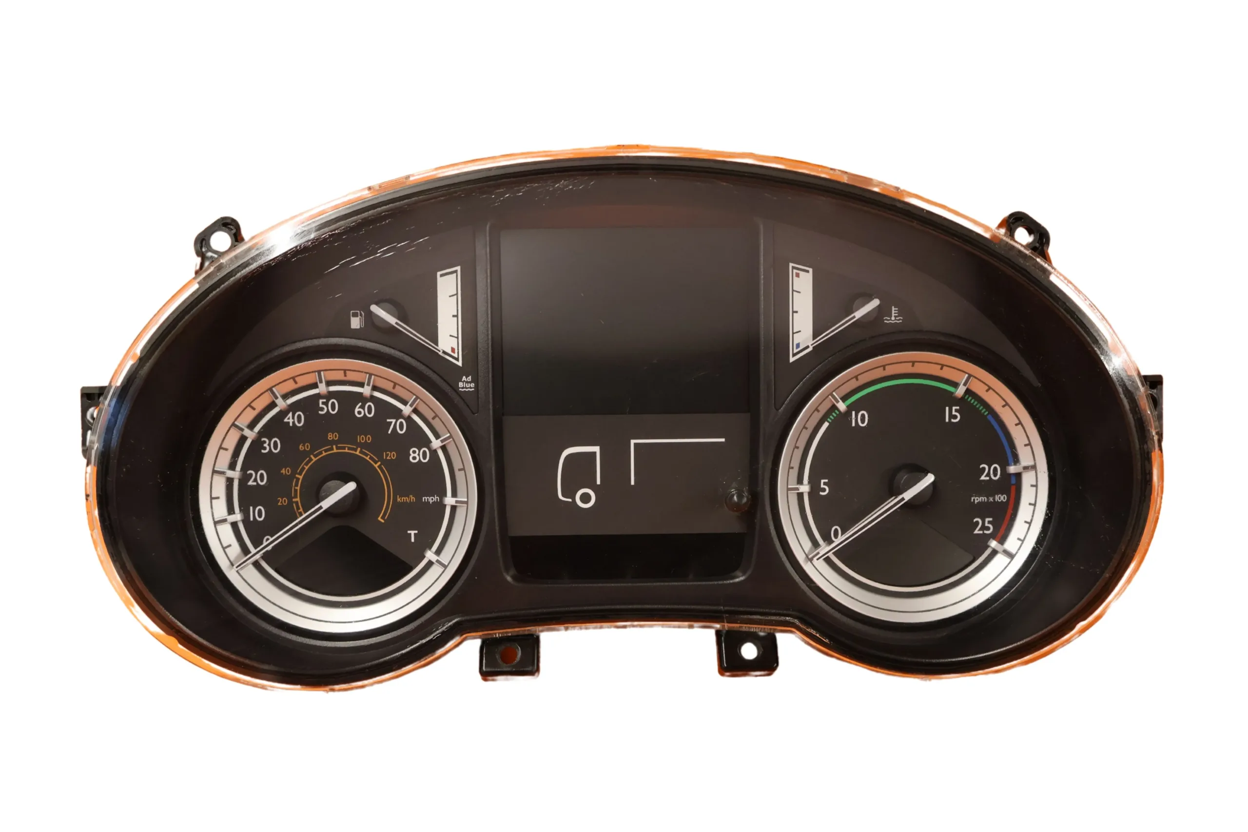 A black Instrument Cluster.